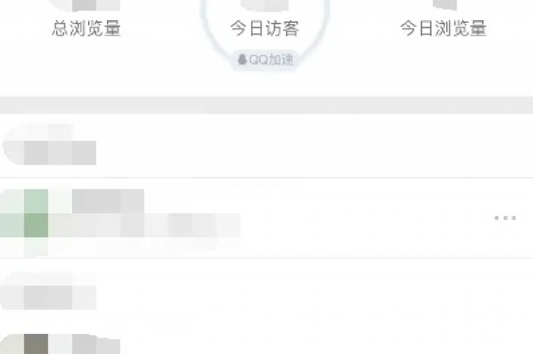 QQ空间的访客记录功能，让我能悄悄窥见谁在无声中关注着我的动态。