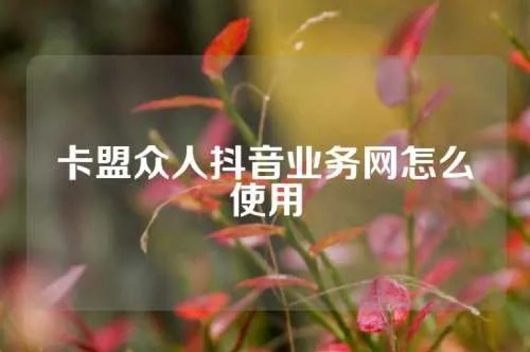 卡盟平台通过创新的营销策略，有效提升了抖音业务的用户参与度和品牌影响力。
